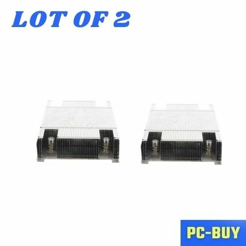 LOT OF 2 Dell PowerEdge R630 Server CPU Processor Heatsink  160W 0Y8MC1