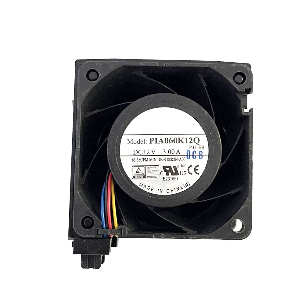 Server Fan For DELL PowerEdge R750 R7525 0XD7N7 XD7N7 088R2N 88R2N P1A060K12Q