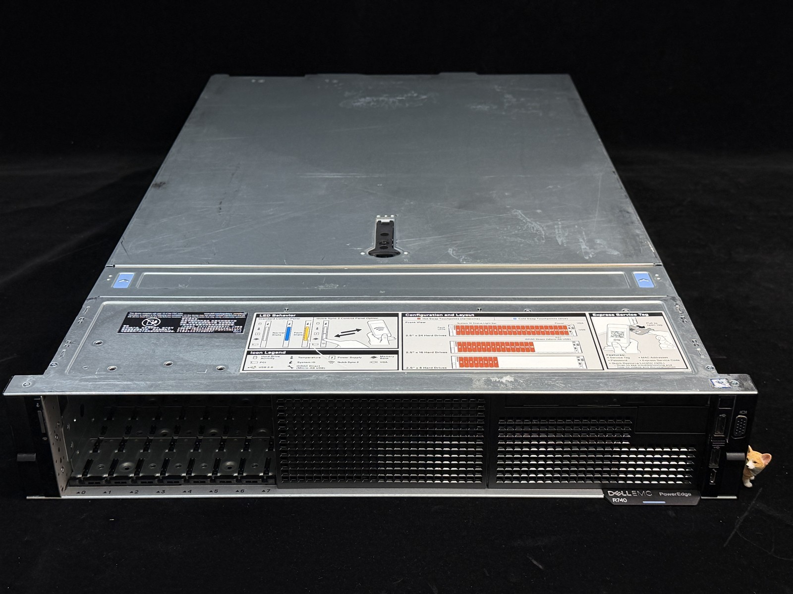 DELL POWEREDGE R740 8SFF 2x 16 CORE GOLD 6142 2.6G 512GB RAM 3x 2TB SSD H730P