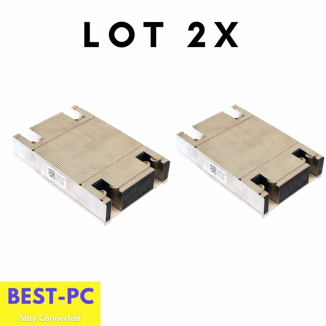 LOT OF 2 Dell PowerEdge R630 Server CPU Processor Heatsink  160W 0Y8MC1