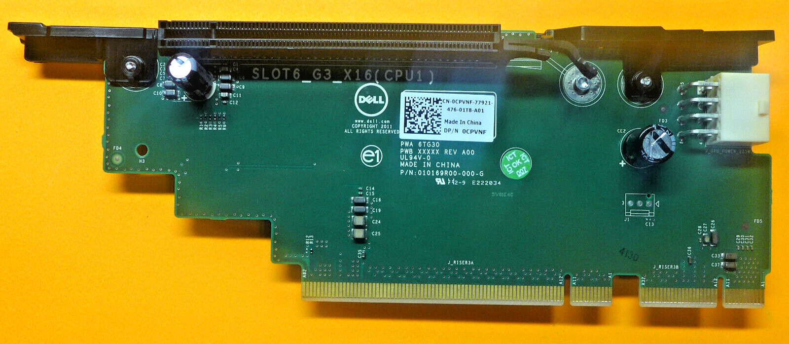 Genuine Dell PowerEdge R720 R720xd PowerVault Riser Card CPVNF