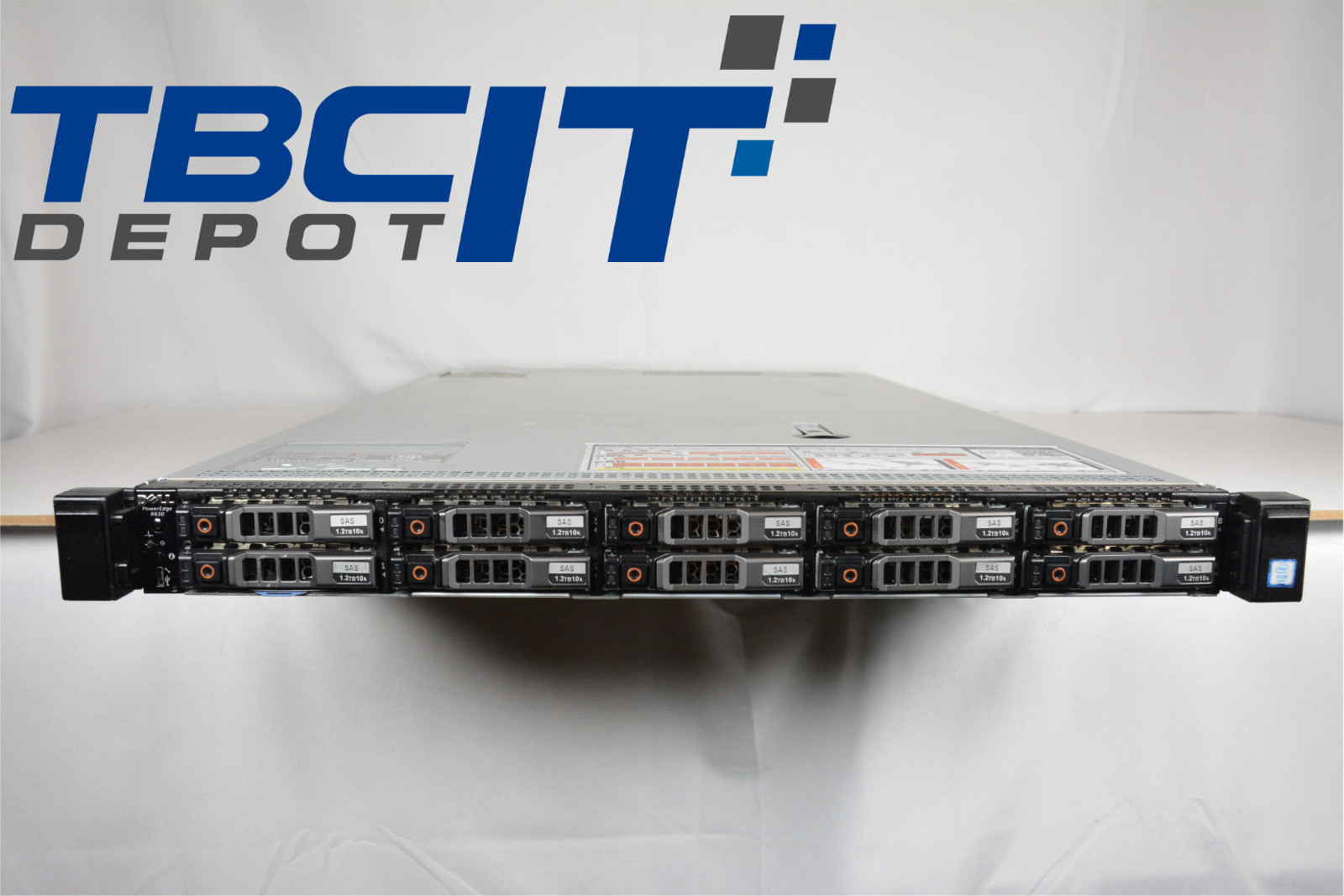 DELL PowerEdge R630 2xE5-2697 V4 2.30GHz 256GB 6x800GB SSD 10Bay H730 4xCaddy