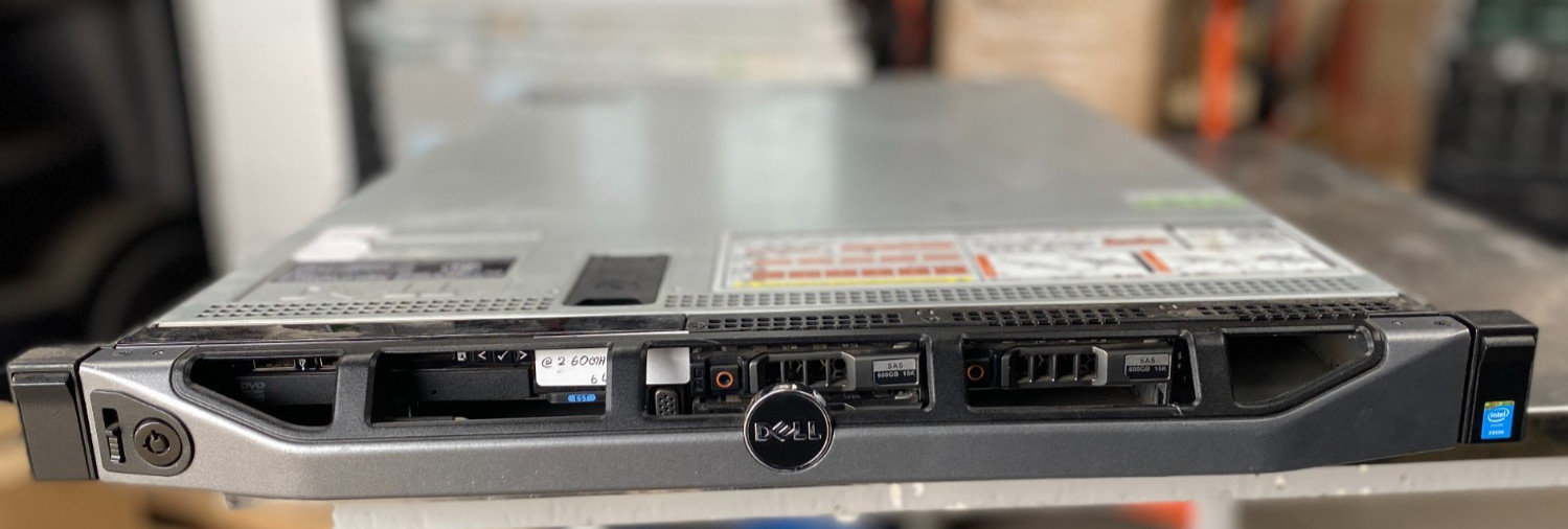 Dell PowerEdge R630 Server 2 x Xeon E5-2640 V3@2.6GHz 64GB 2x600GB 1x300GB 2xPSU