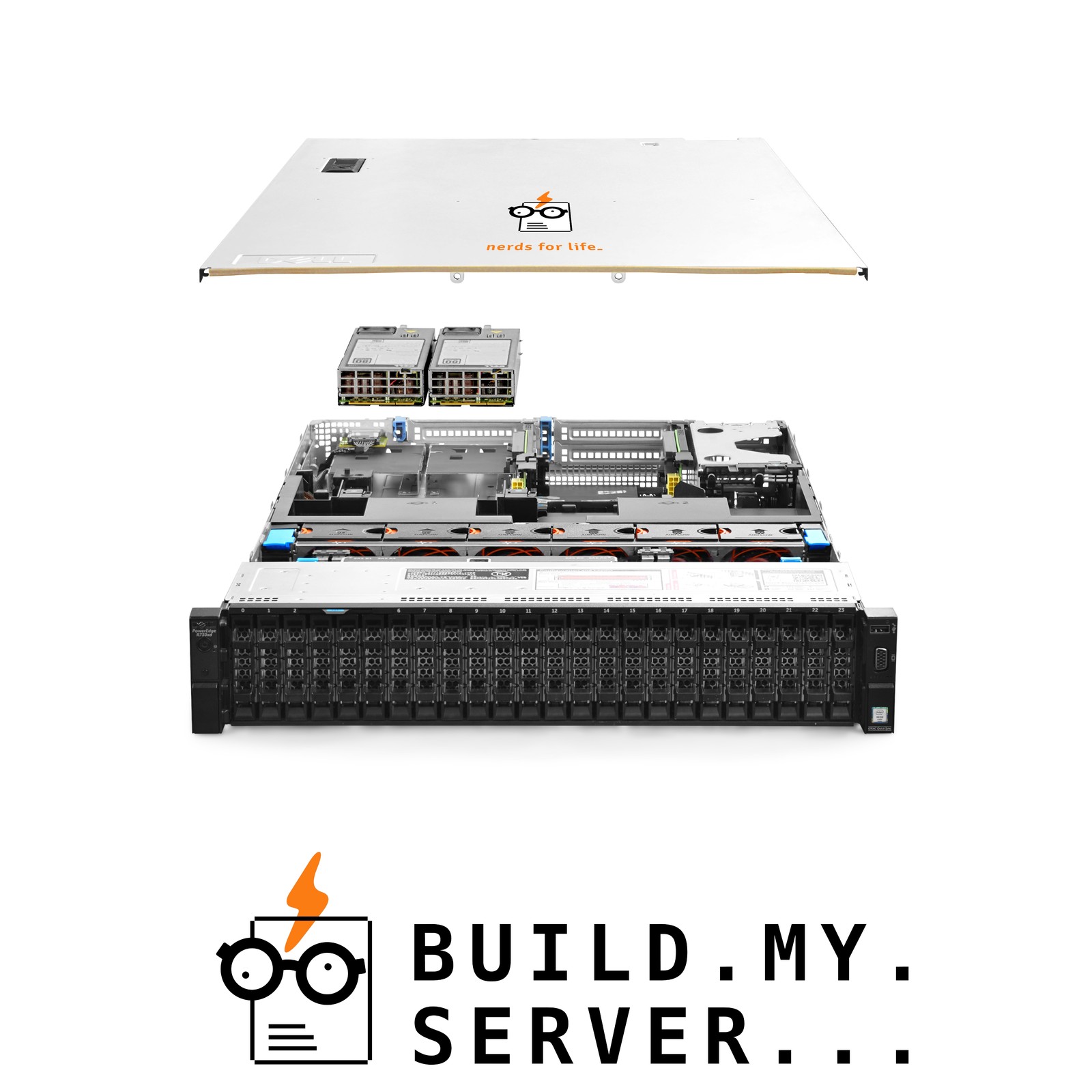 Dell PowerEdge R730xd Flex-Zoning Server 2.60Ghz 24-Core 192GB RAM + 24x Caddies