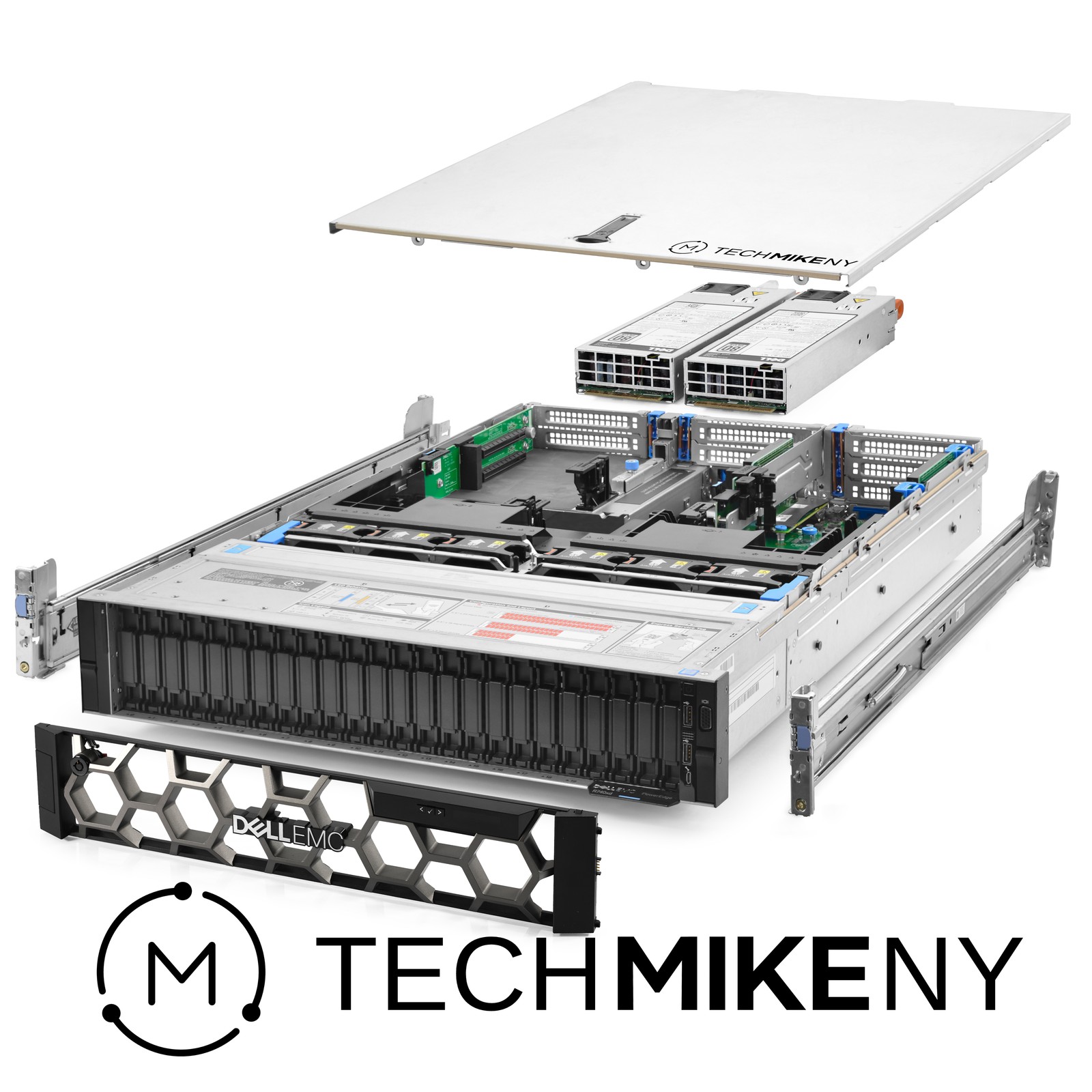 Dell PowerEdge R740xd NVMe Server 2.10Ghz 32-Core 512GB RAM 20TB Storage Rails