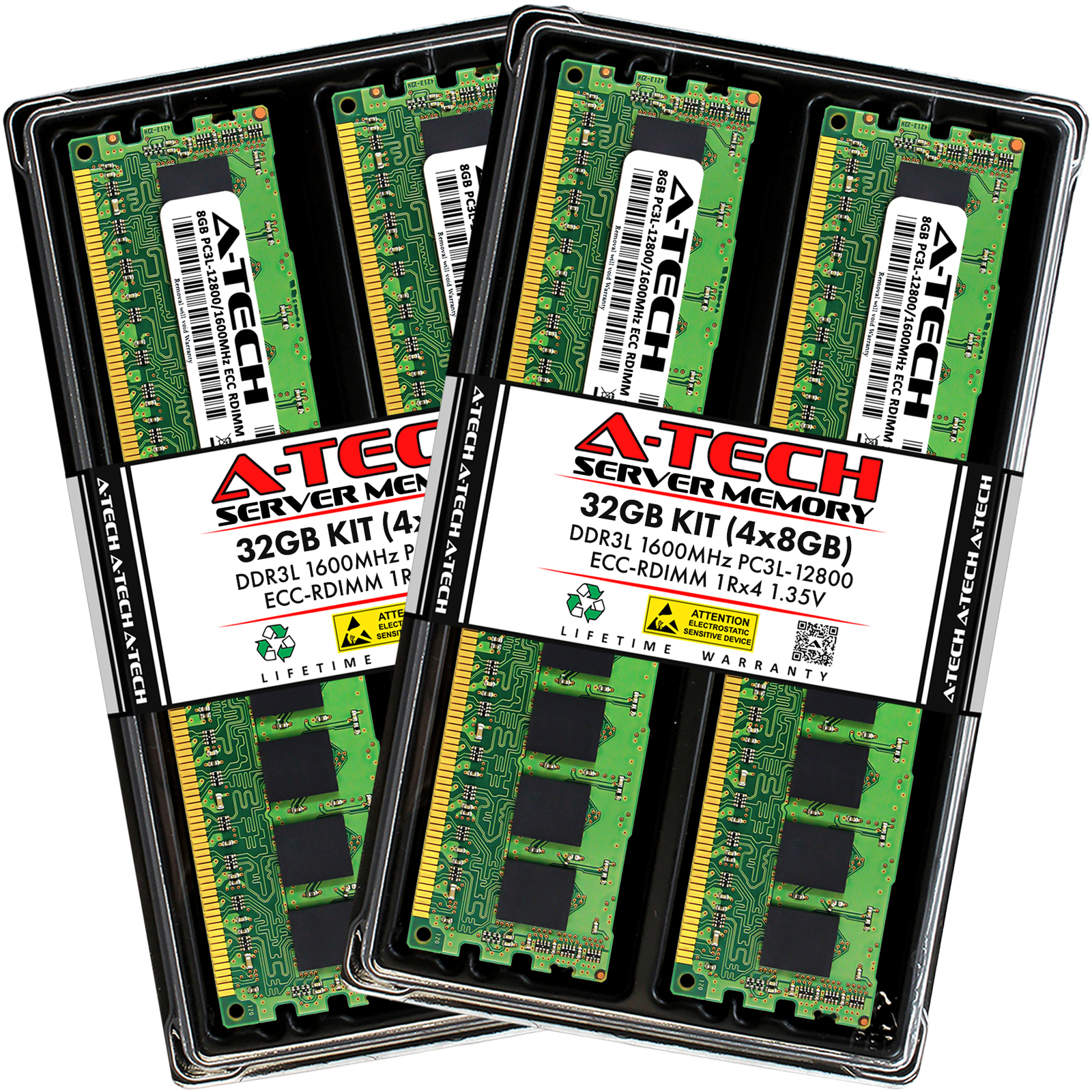 32GB 4x 8GB PC3L-12800R RDIMM Dell PowerEdge R420 R715 R720 R815 R820 Memory RAM