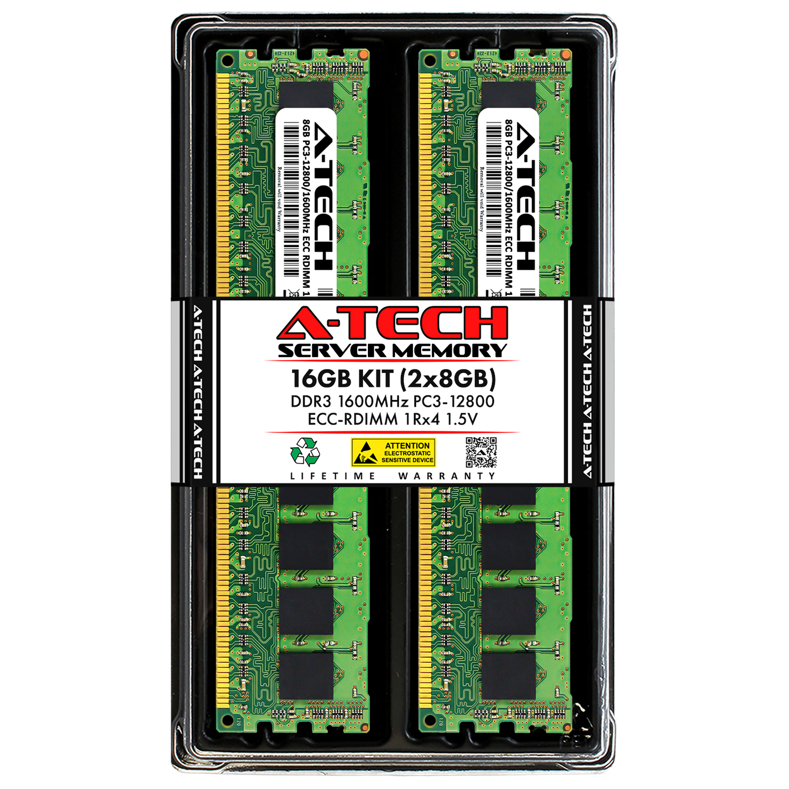 16GB 2x 8GB PC3-12800R RDIMM Dell PowerEdge C8220 R420 R715 R720 R820 Memory RAM