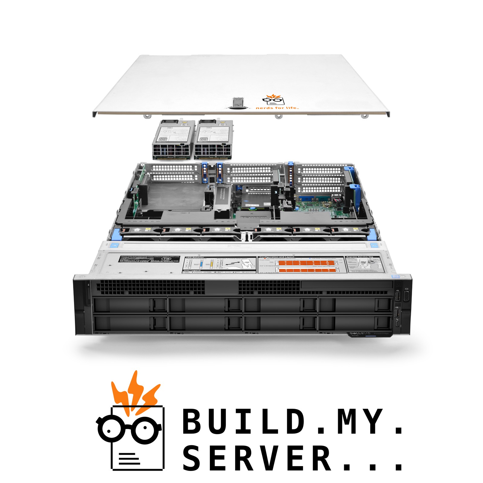 Dell PowerEdge R740 Server 2.70Ghz 56-Core 256GB RAM 1.6TB SSDs + 60TB Storage