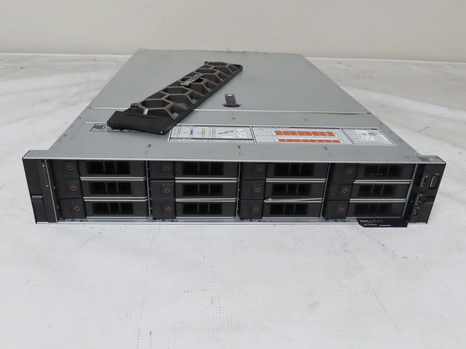 Dell PowerEdge R740XD 12x 3.5″ 2U 750Wx2 6240×2 8x32G2666V H730mini 2x(10+1)GbE