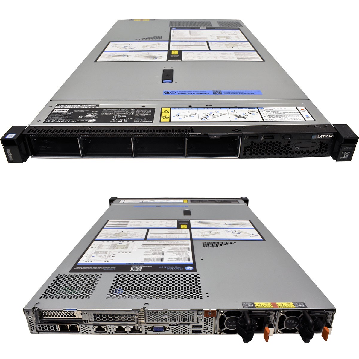 Lenovo ThinkServer SR530 no CPU no PC4 1x Heatsink Raid 730-8i-1G 8x SFF 1U 19″