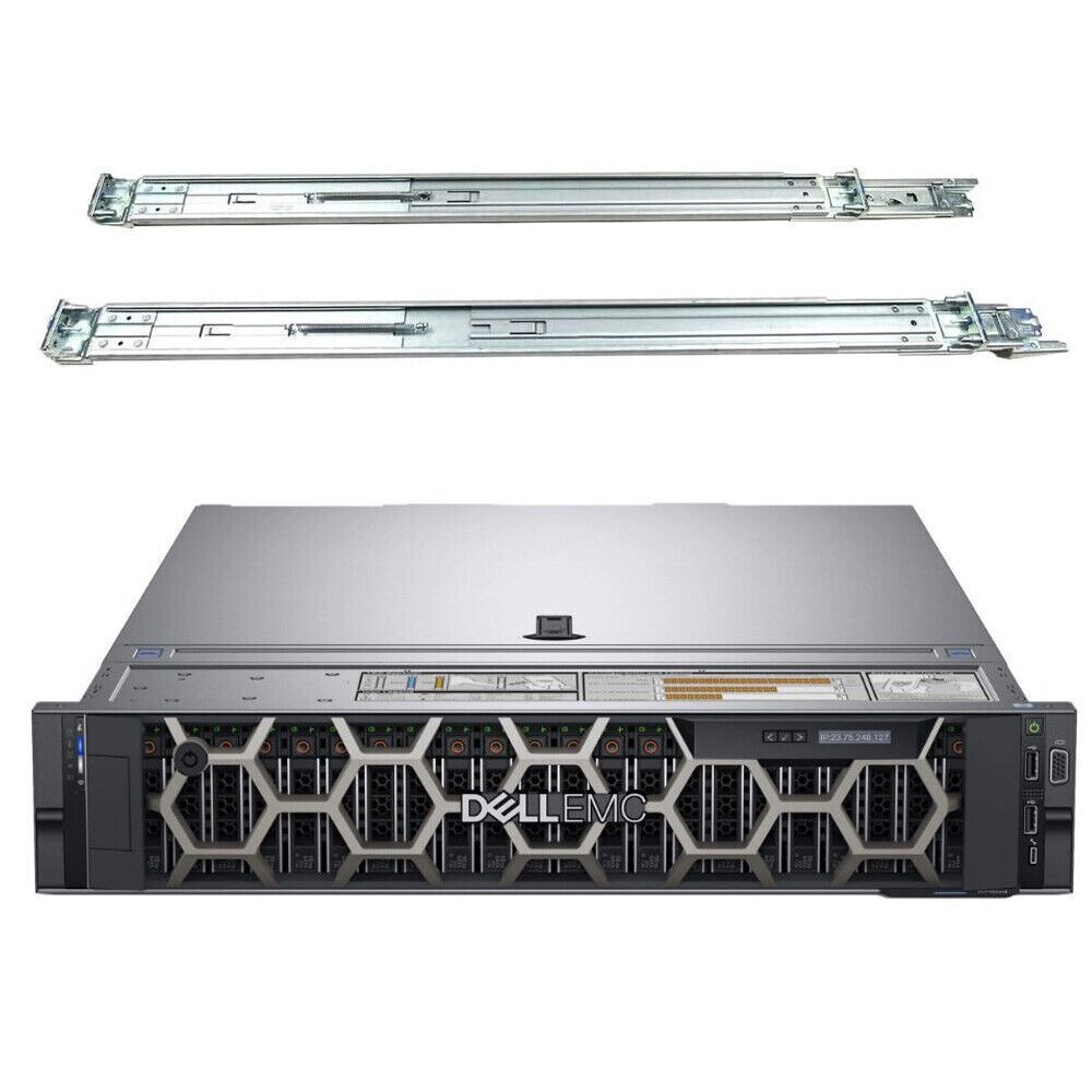 New Dell PowerEdge R740 Server 3204 32G 2TSASX3 DVD H750 750W Slide Rail