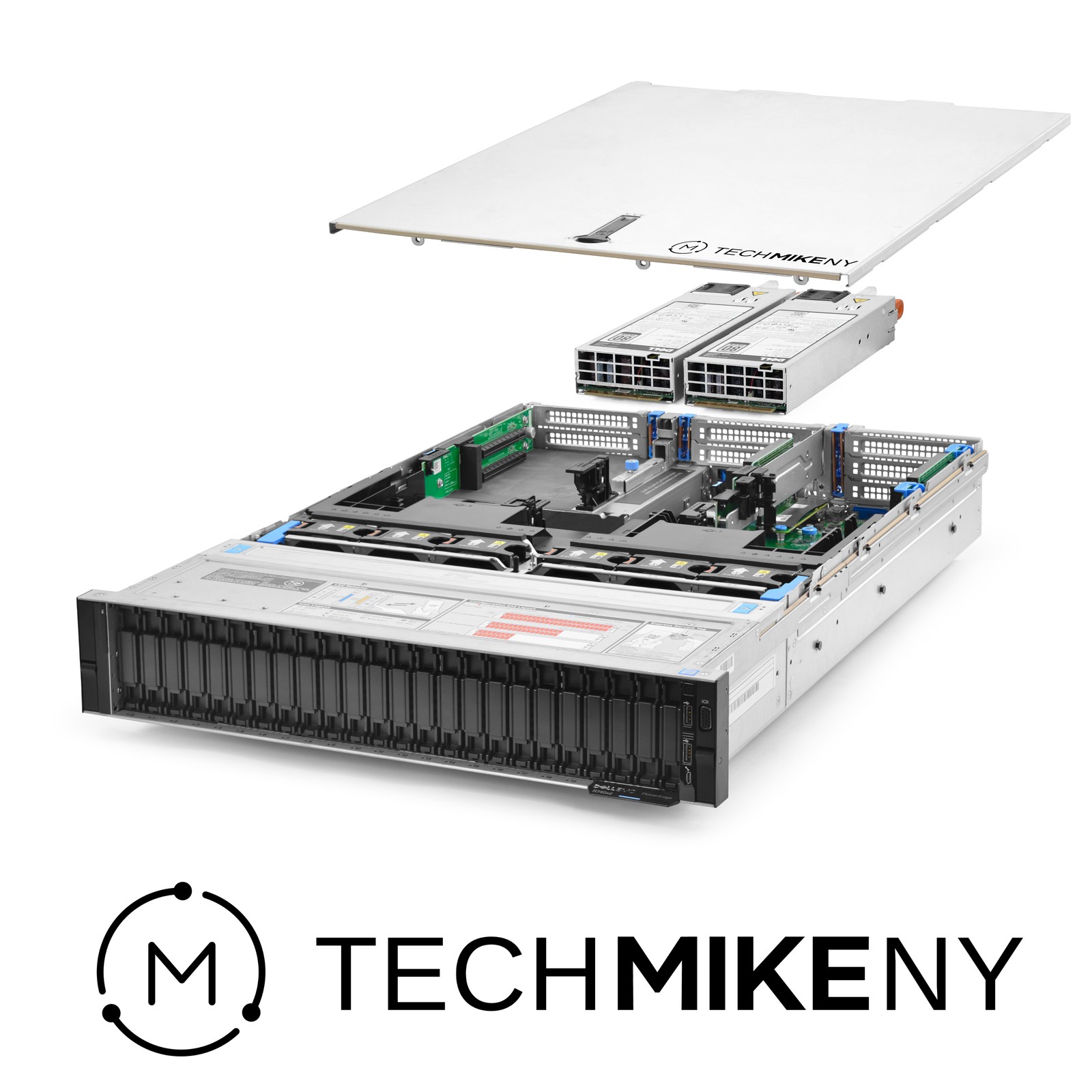 Dell PowerEdge R740xd NVMe Server 2x Gold 5120 2.20Ghz 28-Core 128GB RAM Media