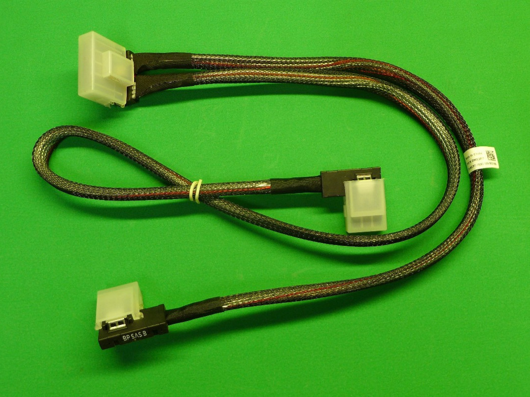 NEW Dell PowerEdge R720 SAS to Dual Mini SAS Cable MX3P7