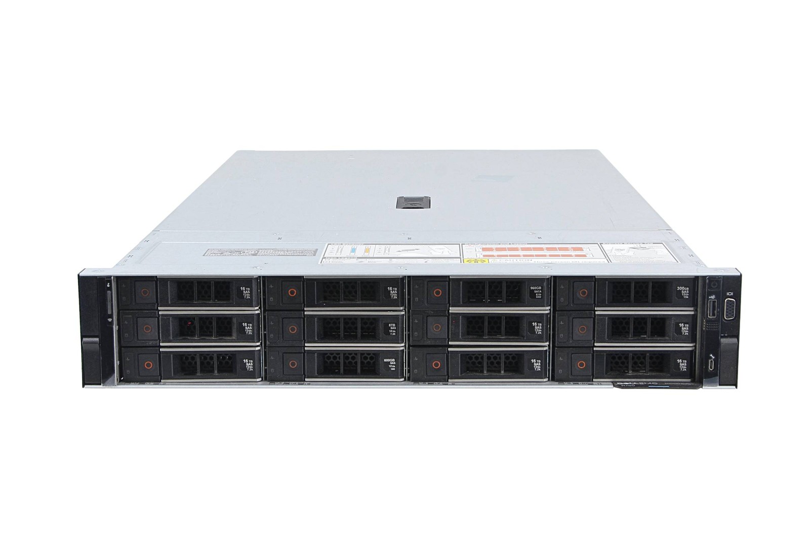 Dell R750 – 2 x Silver 4310, 128GB RAM, 12 x 8TB HDDs | 3 Year Warranty