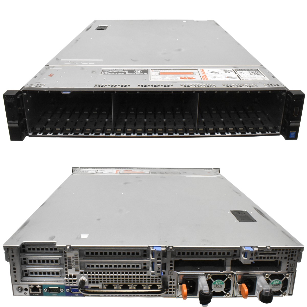 Dell PowerEdge R730xd Rack Server 2U No CPU with 2x Cooler No RAM 26x SFF 2.5