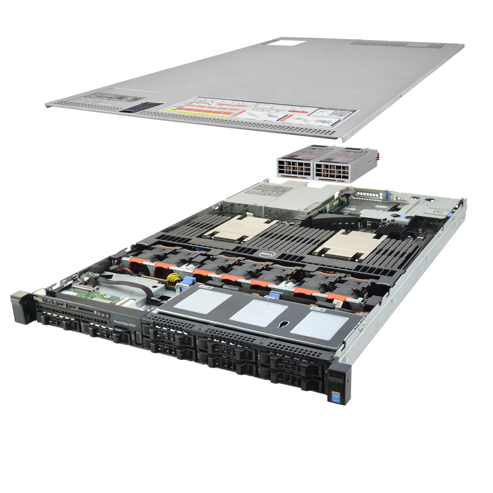 Dell PowerEdge R630 Server 1.90Ghz 12-Core 128GB RAM + 3.8TB SSDs + 6x Caddies