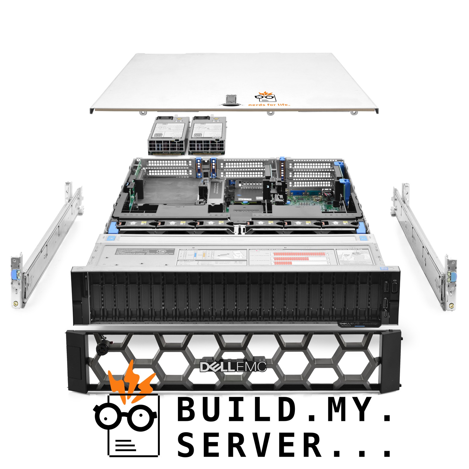 Dell PowerEdge R740xd NVMe Server 2.10Ghz 40-Core 96GB RAM 58TB SSD Storage File