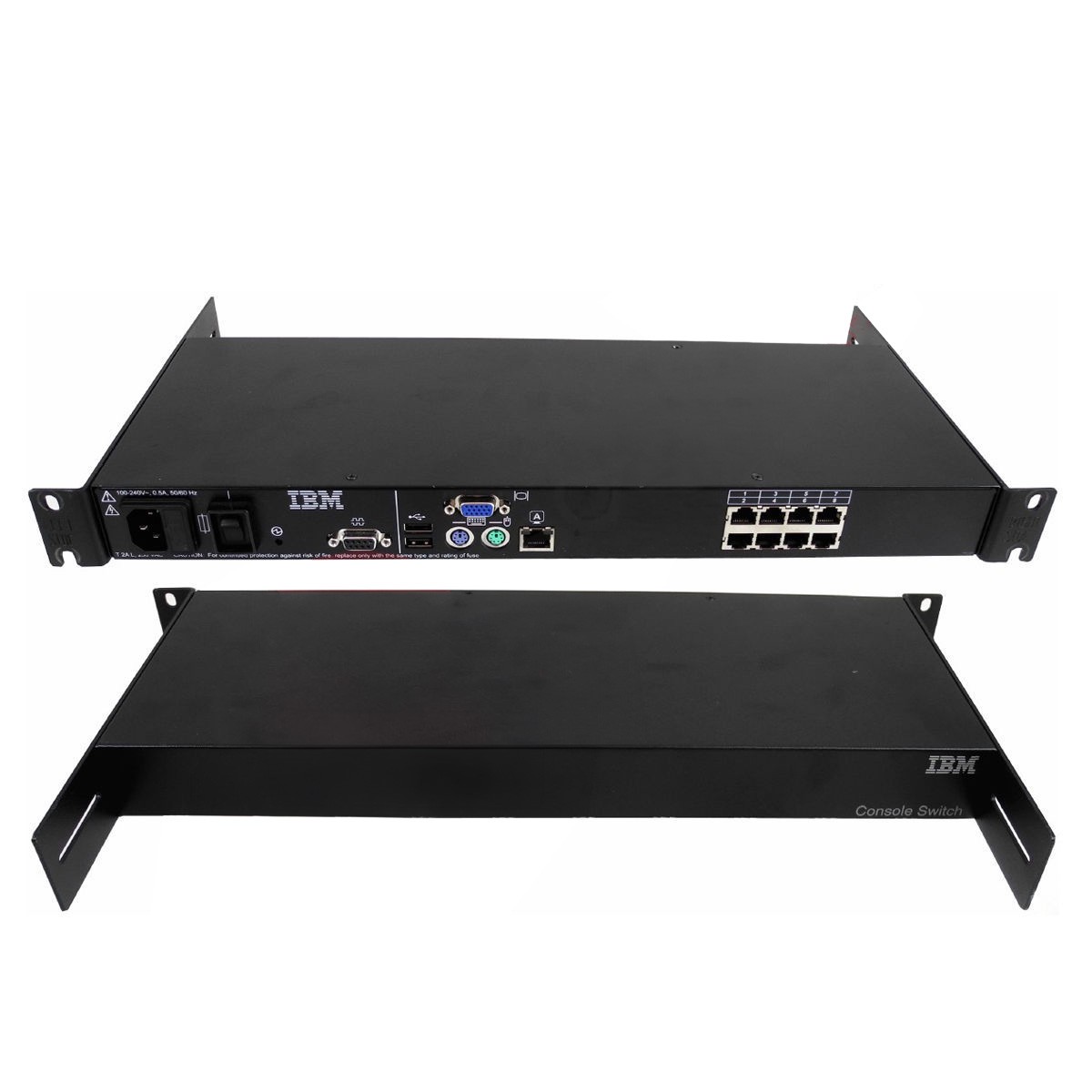 IBM 1×8 Rack Console KVM Switch Model: 1735-3LX IBM P/N 41Y9310 # FRU 41Y9317