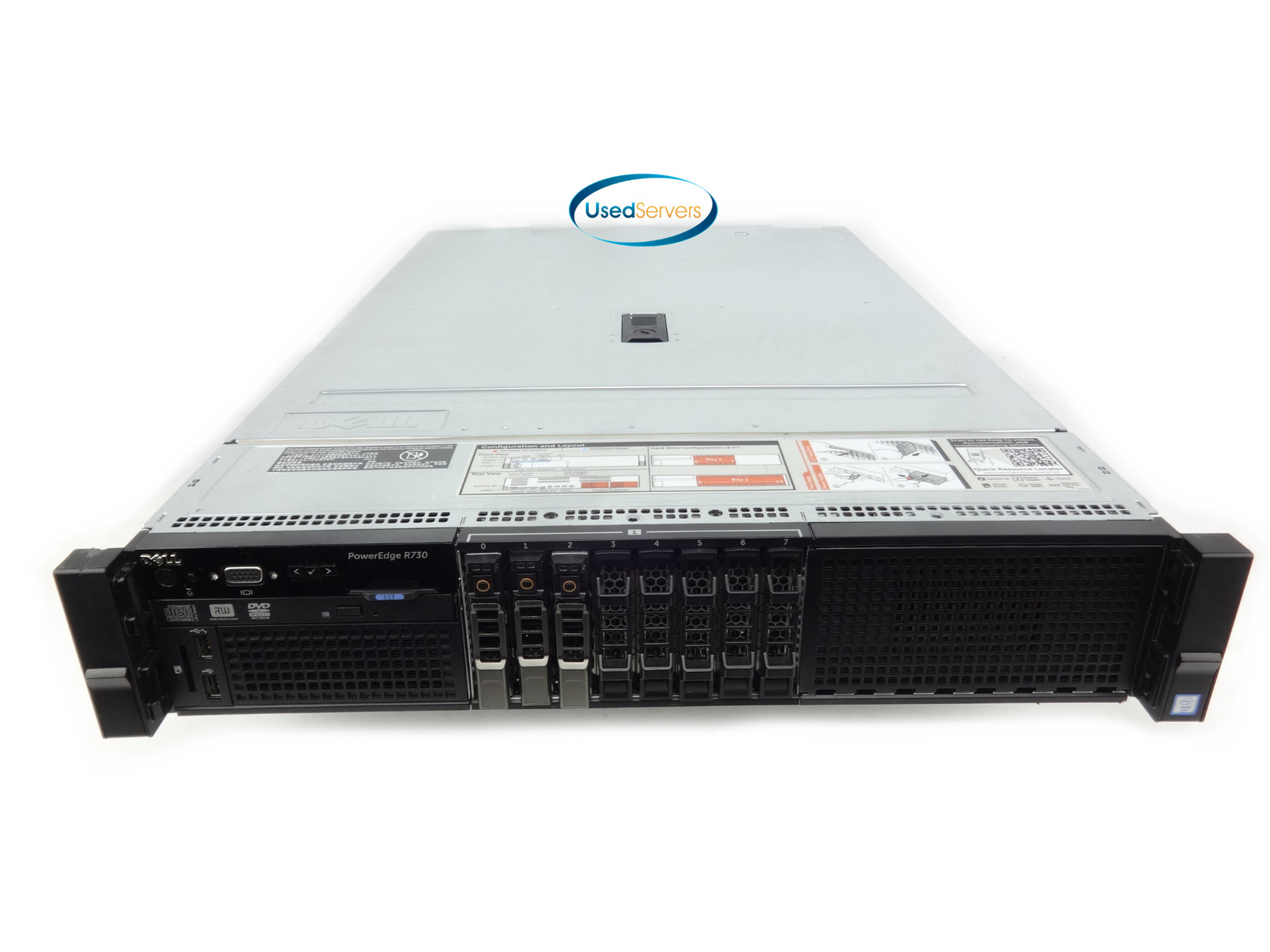 Poweredge R730 8SFF 32GB 2133 2xE5-2680V3 2.5ghz=24Cores 3x HD TRAY H730
