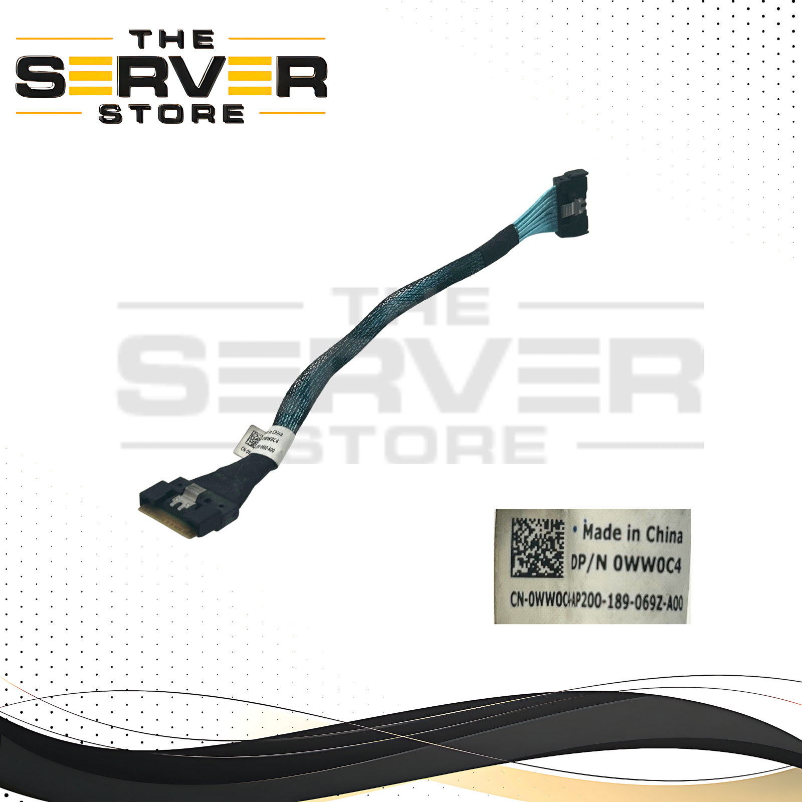 Dell PowerEdge R750 24-Bay Front-End Array Card SAS Cable 0WW0C4