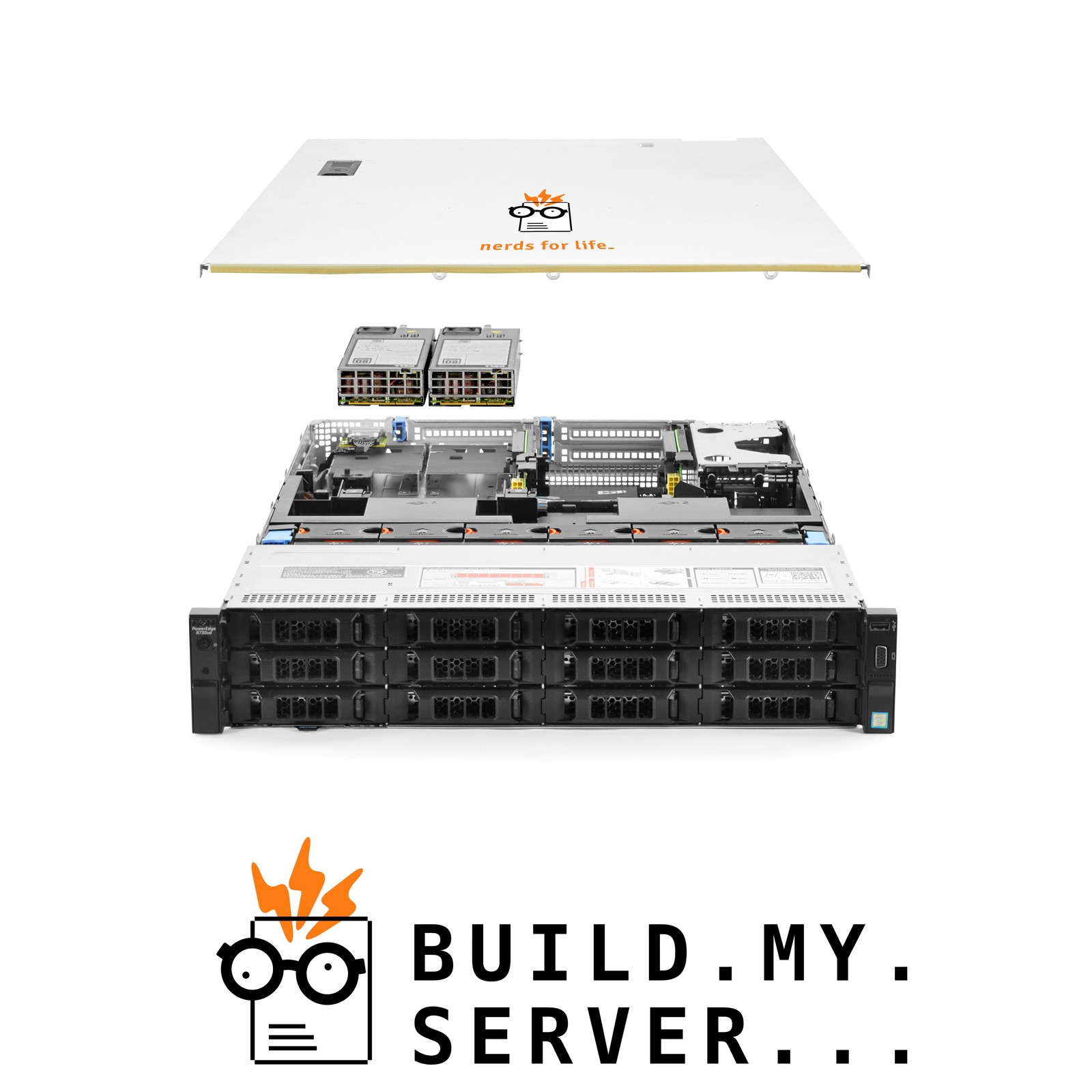 Dell PowerEdge R730xd Server 2.10Ghz 16-Core 128GB RAM + 960GB SSDs + 48TB HDDs