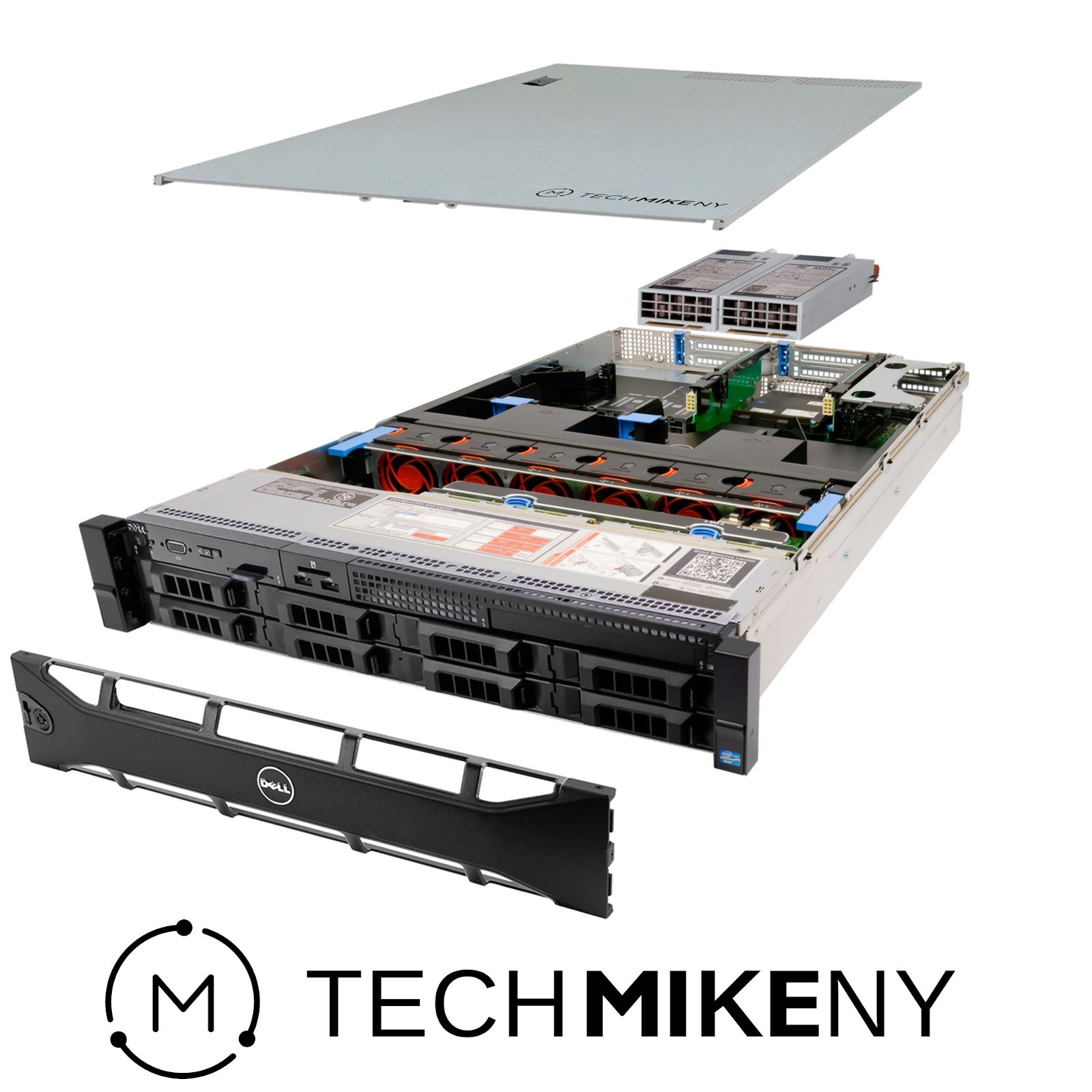 Dell PowerEdge R730 Server 8B LFF 2.40Ghz 20-Core 384GB RAM + 8x Caddies Bezel