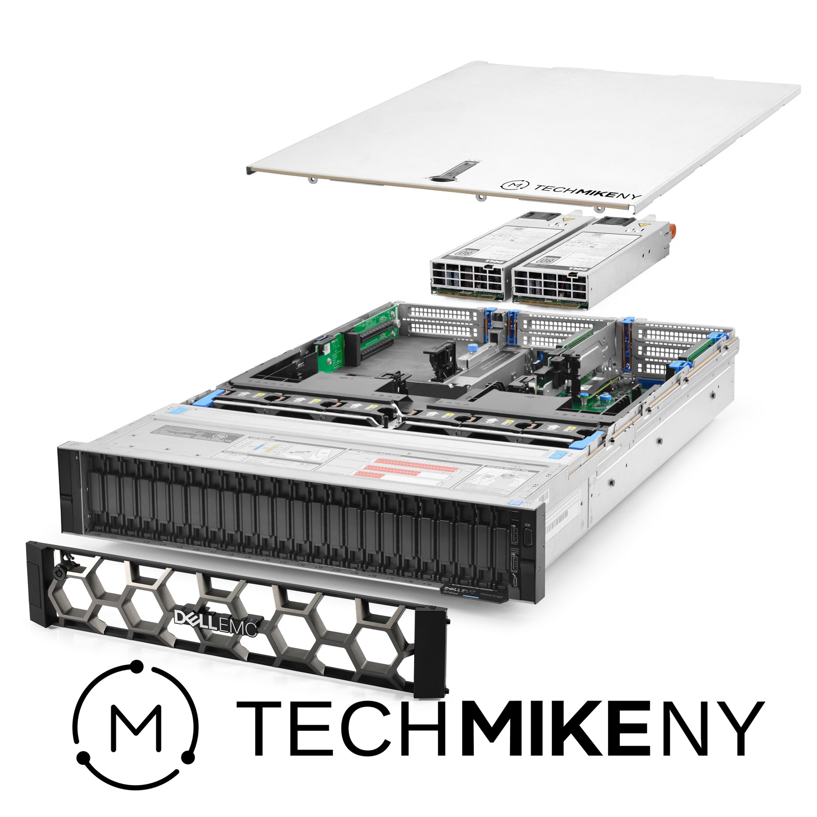 Dell PowerEdge R740xd NVMe Server SAS Hybrid 3.60Ghz 8-Core 256GB RAM 24xCaddies