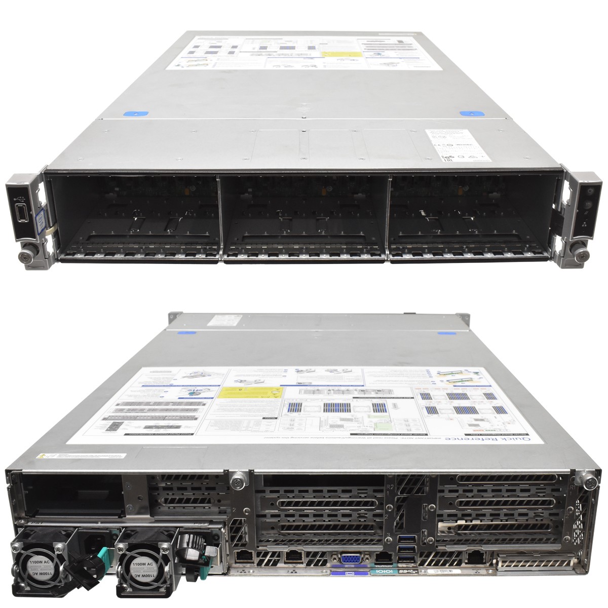 Intel Server 2U 2224WTTYSR 2x E5-2690v4 256GB PC4 24x SFF + 2x SFF 2.5″ Cadd