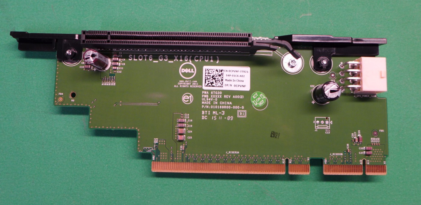 NEW Dell PowerEdge R720 R720xd PowerVault Riser Card CPVNF