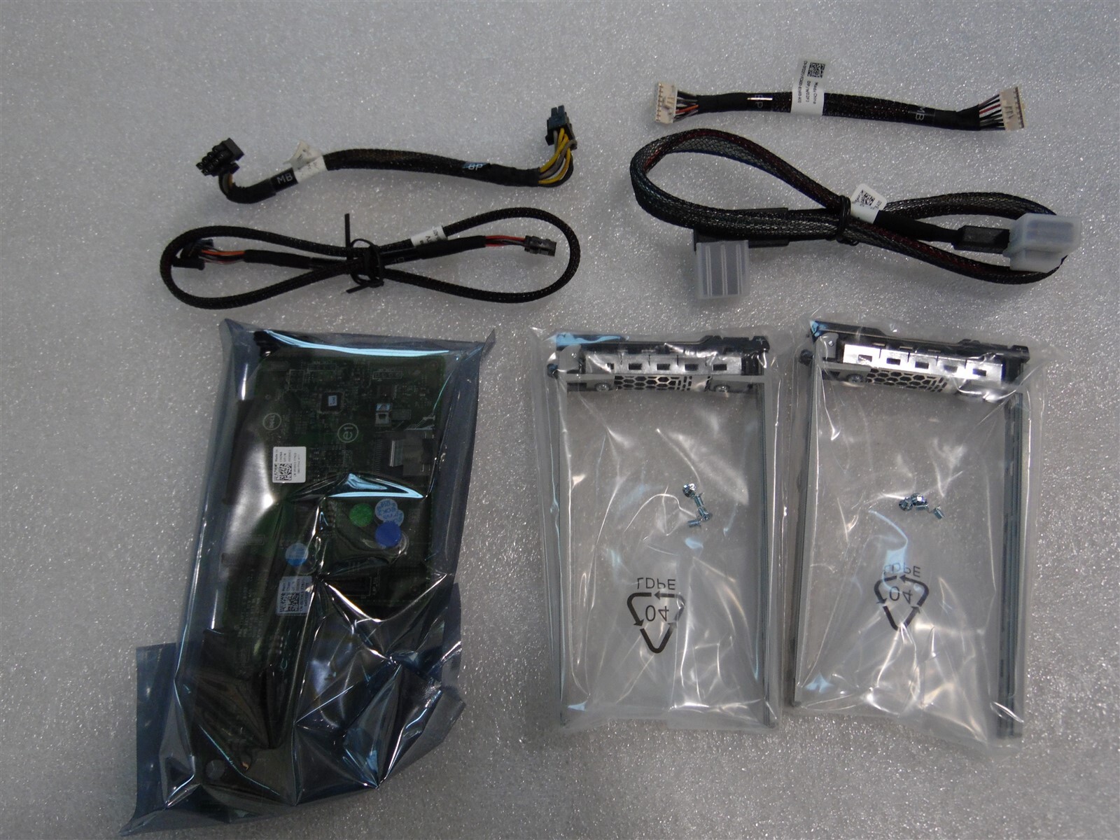 REAR FLEX BAY DRIVE BACKPLANE 2 TRAYS KIT DELL POWEREDGE R720xd 3.5 LFF SERVER