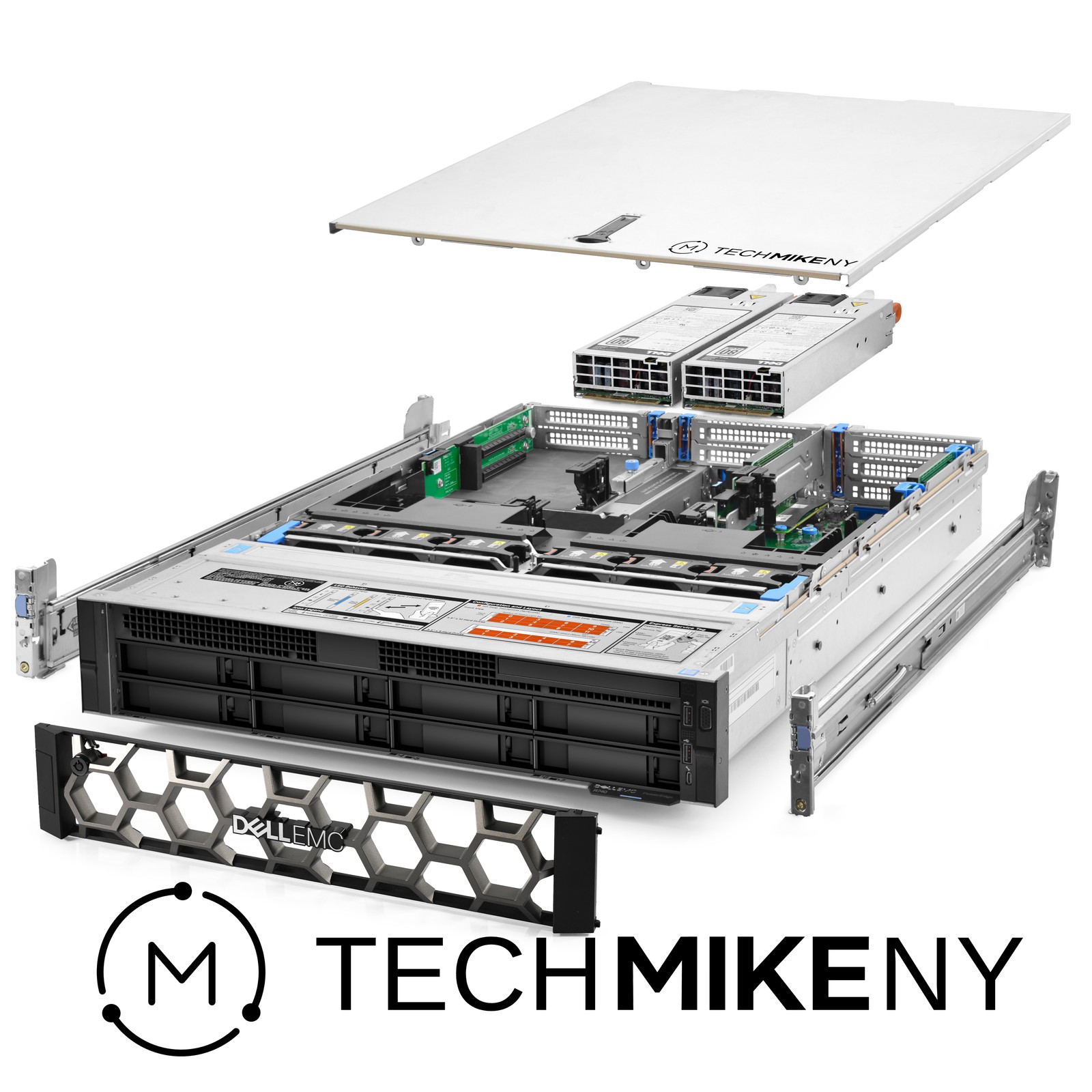 Dell PowerEdge R740 Server 8B LFF 2.70Ghz 36-Core 384GB RAM + 8x Caddies + Rails