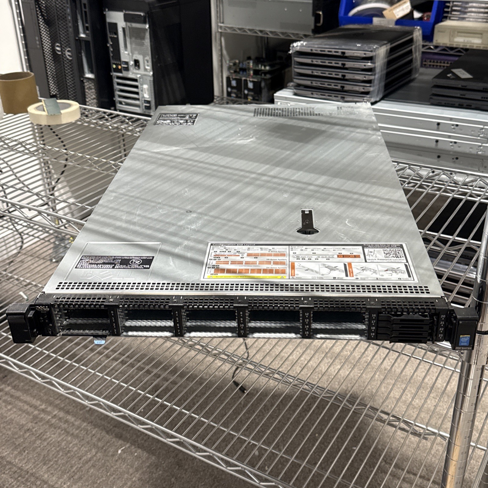 Dell PowerEdge R630 Server 24 x 1.8″ SSD bays  2 x E5-2697 V3, NO RAM, No SSD.