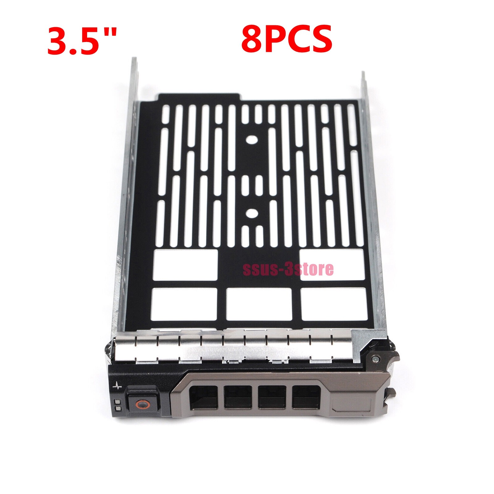 8X 3.5″ SAS SATA HDD Tray Caddy Original For Dell PowerEdge R410 R510 R710 R720