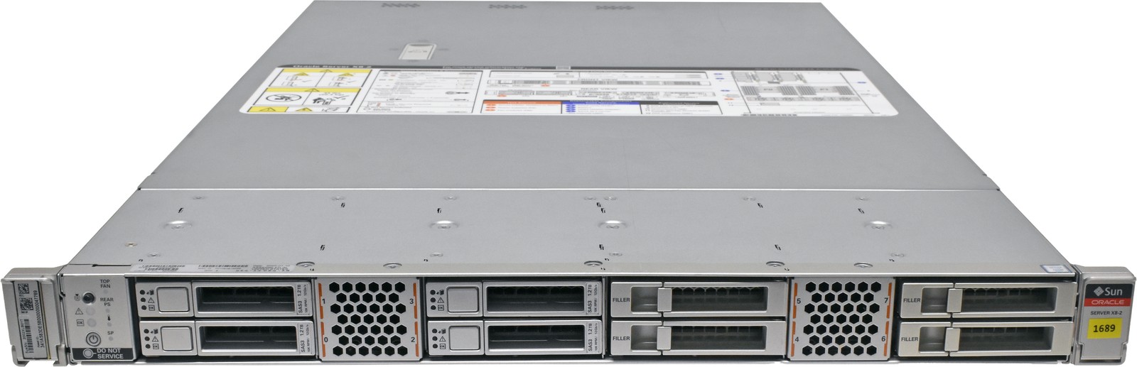 Sun Oracle X8-2 Rack Server 2x Gold 6140 128GB RAM 8x SFF 2.5 No HDD