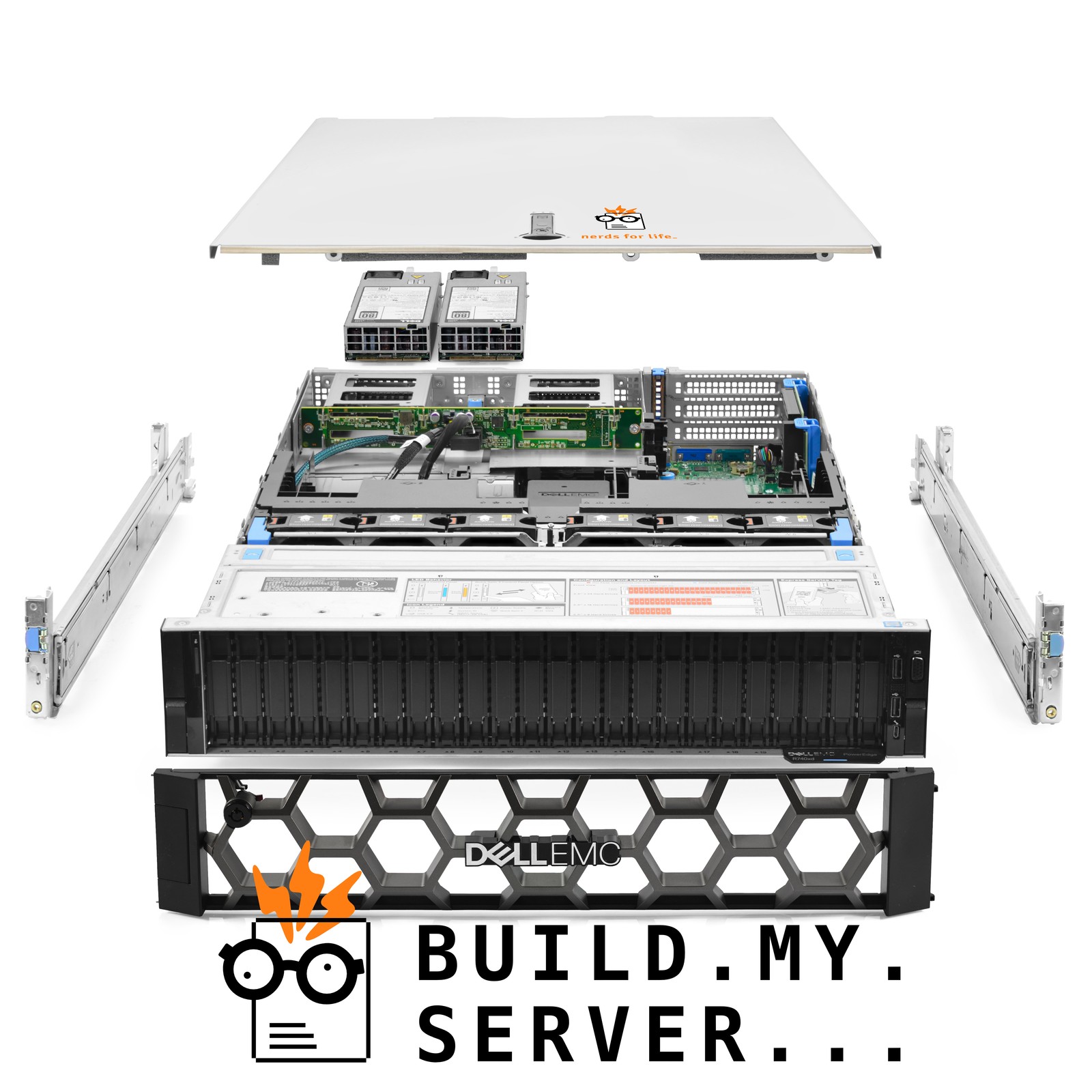 Dell PowerEdge R740xd Server 3.50Ghz 16-Core 512GB RAM 1.9TB SSDs + 29TB Storage