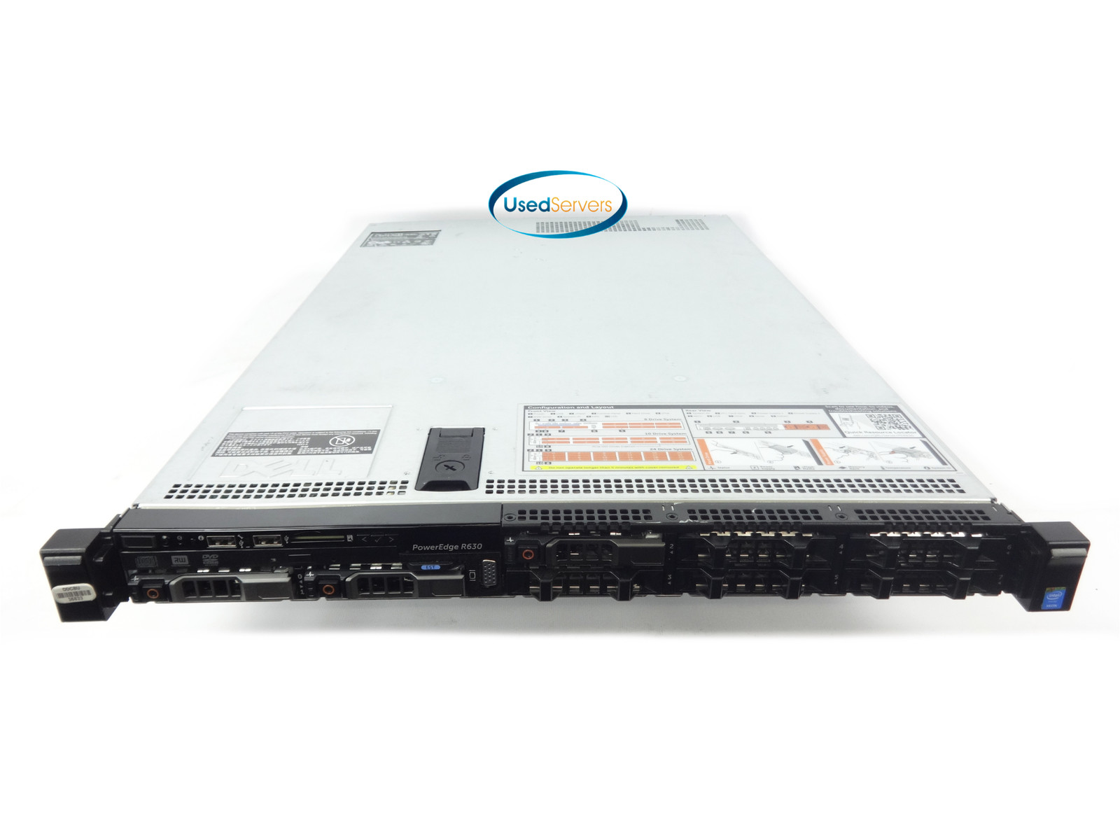 Poweredge R630 8SFF 64GB 2133 2xE5-2650v4 2.2GHZ=24Cores 3x 600GB 6G H730