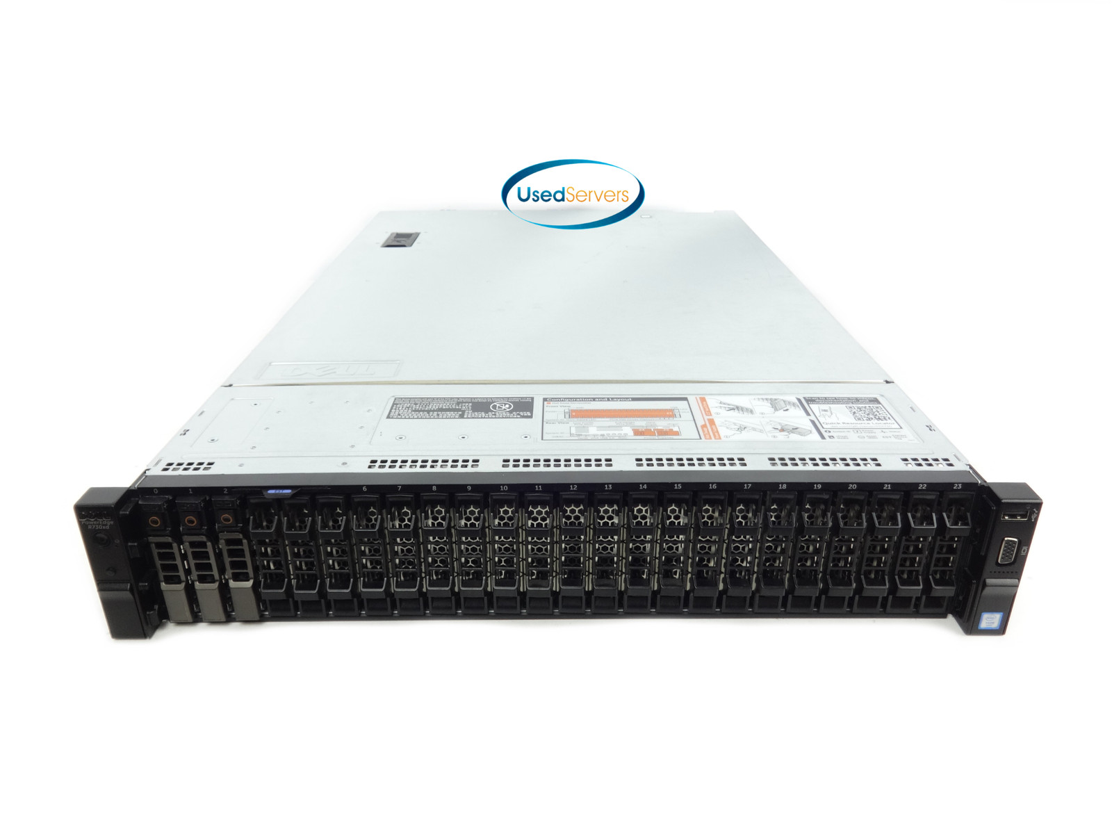 R730XD 26SFF 32GB 2133 2xE5-2637V3 3.5ghz=8Cores 3x HD TRAY H730