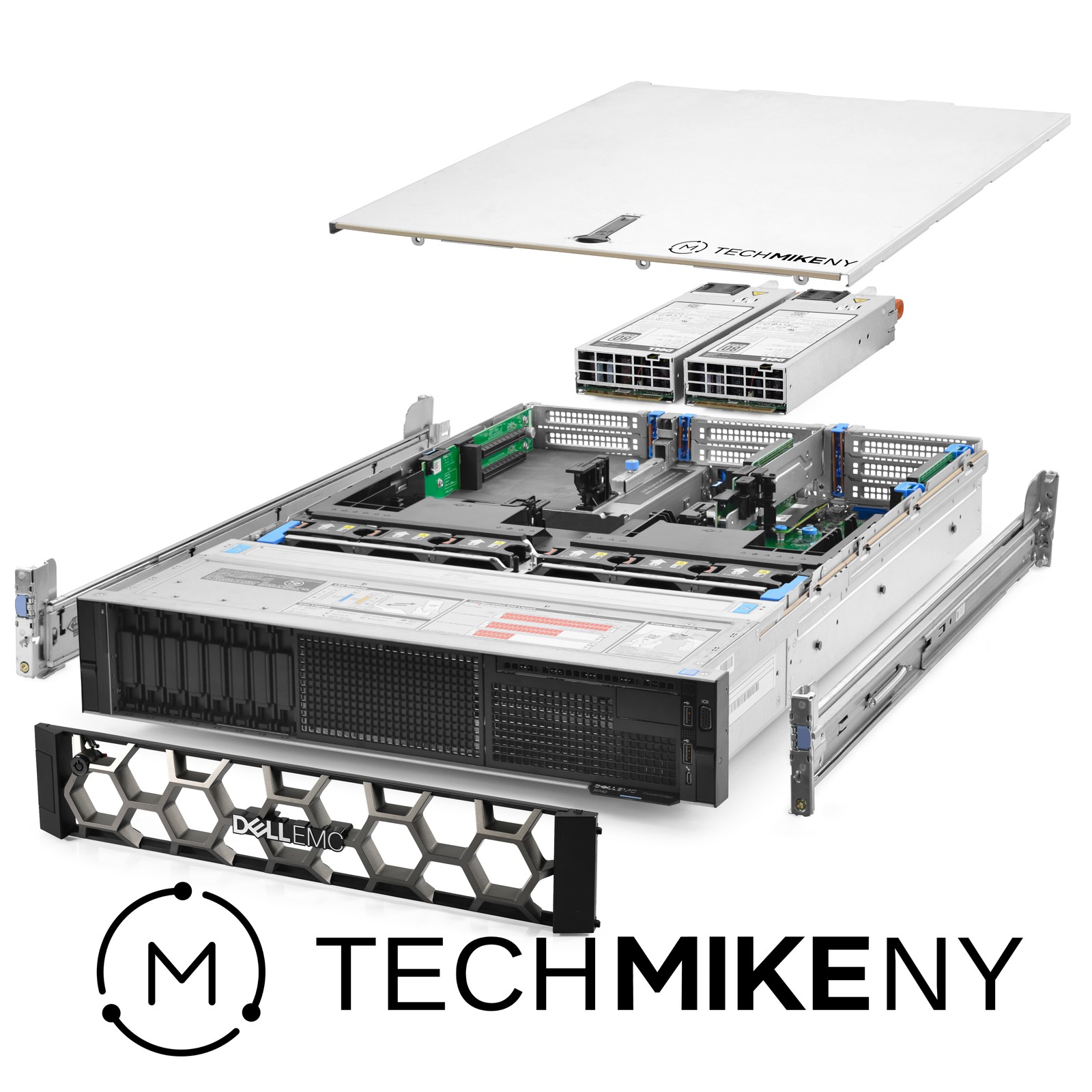 Dell PowerEdge R740 Server 8-Bay SFF 2.30Ghz 36-Core 16GB RAM Bezel + Rails JBOD