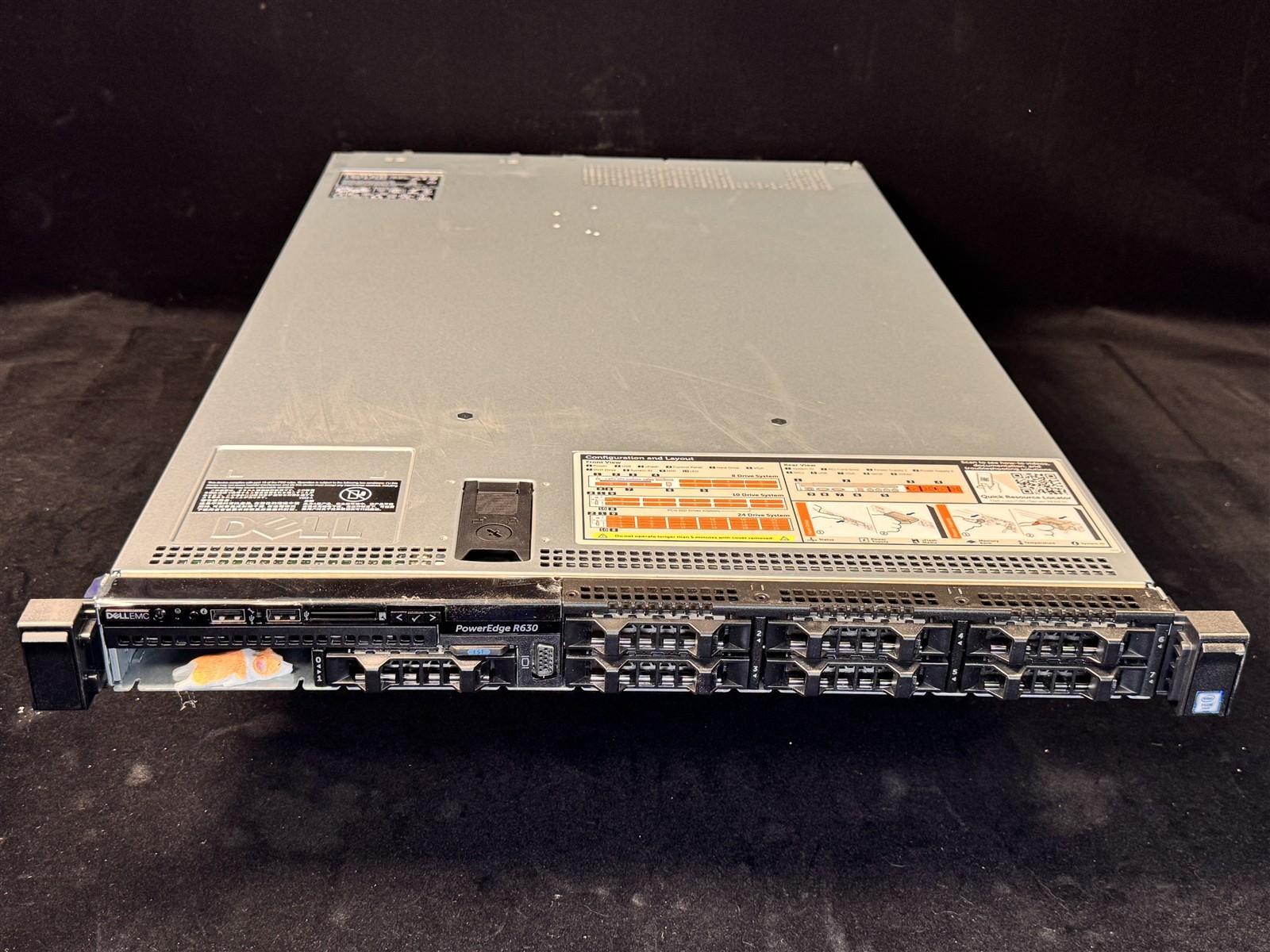 DELL POWEREDGE R630 8SFF 2x 18 CORE E5-2699V3 2.3GHz 16GB RAM 1x 2TB SATA S130