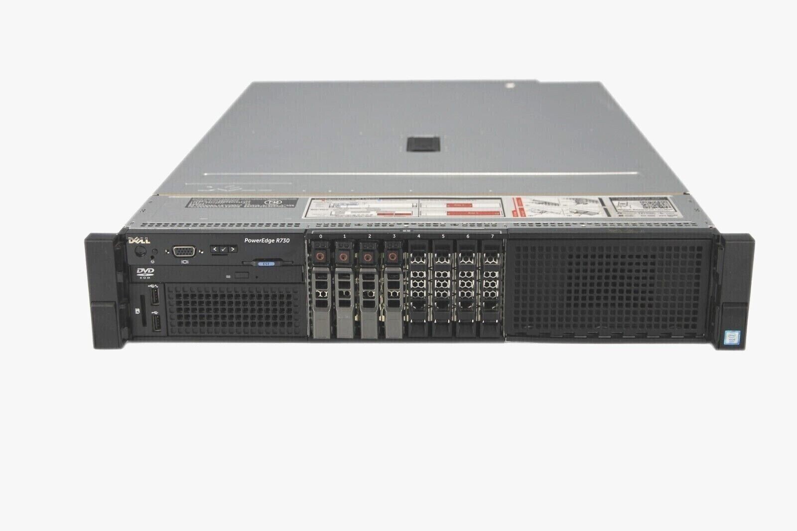Dell PowerEdge R730 8-Bay SFF Server, 2x 2690V4 (28C/56T), 64GB RAM, H730